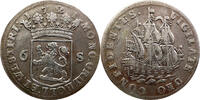 Netherlands (Republic), Holland - 6 Stuivers 'Scheepjesschelling“ 1721 s... 110,00 EUR  zzgl. 9,95 EUR Versand