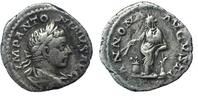 Roman Empire, Elagabalus / Annona, AR Denarius (AD 218-222) ss