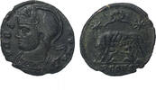 Roman Empire, Constantine I (AD 307-337),Urbs Roma  AE Follis, Commemorative Series. ss