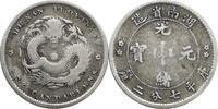 China Qing Dynasty - Hunan province, two Rosettes on each side. 10 Cents (7.2 Candareens) ND (1902). VF-