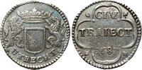 The Netherlands, Utrecht Provincie - AR Duit (4.8 gr) Piedfort Piedfort, minted in silver on double weight. -