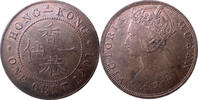British Hong Kong - 1 Cent 1901 H Queen Victoria. vz+ 78,00 EUR  zzgl. 9,95 EUR Versand