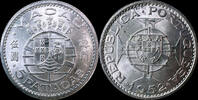 Macau  5 Patacas 1952 unz