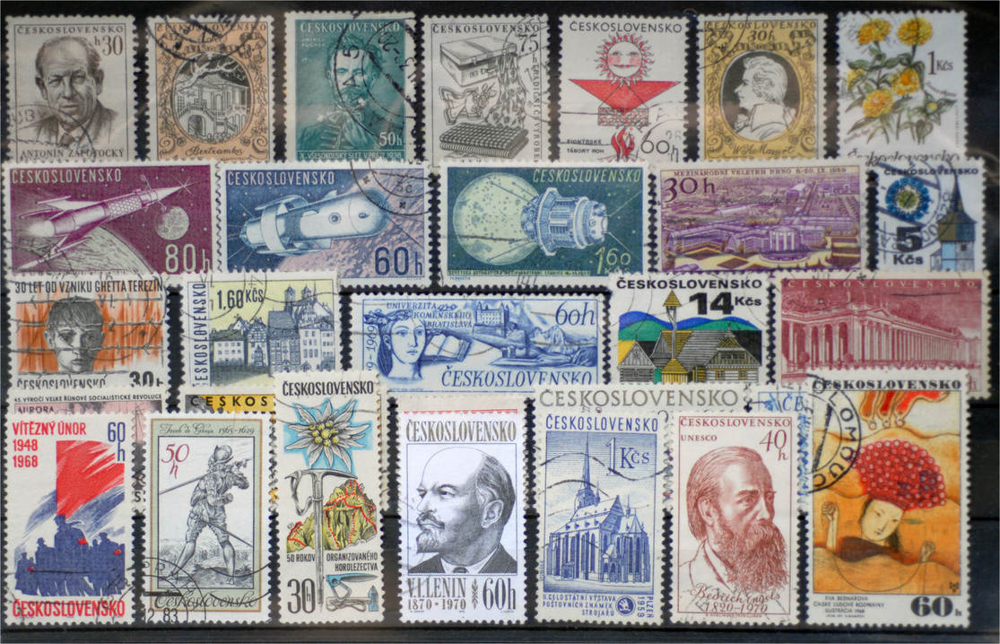 Ceskoslovensko- lot stamps (ST590) | MA-Shops