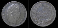 France 5 franc France Louis Philippe I 5 francs 1843W -