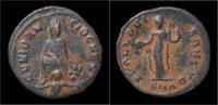 Roman AE3 Anonymous Pagan civic coinage under Maximinus II Daza AE3 -