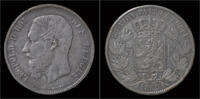 Belgium 5 frank Belgium Leopold II 5 frank 1869 -