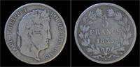 France 5 franc France Louis Philippe I 5 francs 1835A -