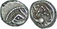 Celtic denier Celtic Gallia Belgica Lingones AR denier Kaletedoy