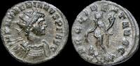 Roman antoninianus Numerian antoninianus Providentia standing left -