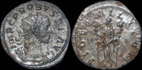 Roman antoninianus Probus silvered antoninianus Fides standing left -
