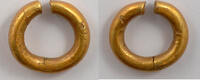 ca 1100-600BC Celtic Britain gold ring money. EF