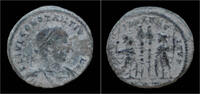 Roman follis Constantius II AE18 -