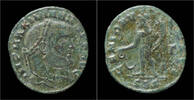 Roman follis Maximianus AE follis Genius standing left -