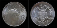 Vatican City 500 lire Vatican city Pope Paul VI silver 500 lire proof -