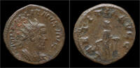 Roman antoninianus Gallienus billon antoninianus Laetitia standing left. -