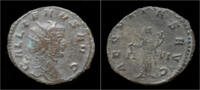 Roman antoninianus Gallienus billon antoninianus Aequitas standing left -