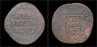 Netherlands duit Netherlands West Friesland 1 duit 1663 -