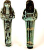 1298-1069BC Egypt New Kingdom 19th dynasty blue faience shabti EF