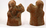 Egypt Romano-Egyptian terracotta figurine of Harpocrates (Horus-the-child). -