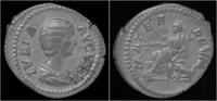 Roman denarius Julia Domna AR denarius Cybele seated left