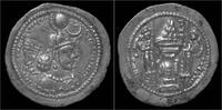Sasanian Kingdom drachm Sasanian Kingdom Yazdgard I AR drachm