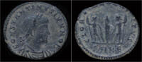 Roman half follis Constantine II half follis