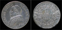 Vatican City 1 lire Italy Vatican City 1 lira 1866R