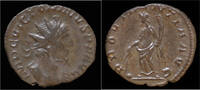 Roman antoninianus Victorinus billon antoninianus Providentia standing left