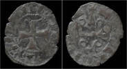 Crusader denier Crusader Archaia Mahaut de Hainaut billon denier no date