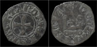 Crusader denier Crusader Archaia Philipp of Tarent billon denier no date