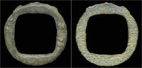 China Pan Liang elm-leave China Western han Dynasty Pan Liang elm-leave