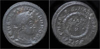 Roman follis Constantine II Ae follis laurel wreath