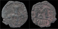 Byzantine follis Constans II AE follis- Constantinople mint