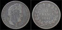 France 5 franc France Louis Philippe 5 franc 1841W