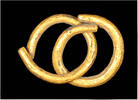  Celtic gold votive rings EF