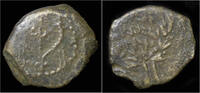 Judaea prutah Judaea Hasmonean Dynasty Alexander Jannaus AE prutah