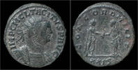 Roman antoninianus Tacitus antoninianus emperor and Tacitus standing