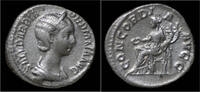 Roman denarius Orbiana AR denarius Concordia seated left