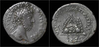 Roman didrachm Commodus AR didrachm mount Argaios
