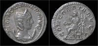 Roman antoninianus Otacilia Severa AR antoninianus Concordia seated left
