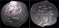 Byzantine histamenon nomisma Alexius I electrum histamenon nomisma scyphate