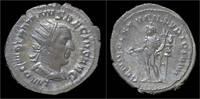 Roman antoninianus Trajan Decius AR antoninianus Genius standing left