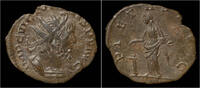 Roman antoninianus Victorinus billon antoninianus Pietas standing left