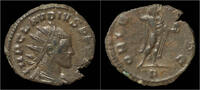 Roman antoninianus Claudius II Gothicus billon antoninianus Sol standing left
