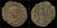 Roman antoninianus Claudius II Gothicus billon antoninianus Annona standing left