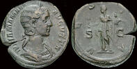 Roman sestertius Julia Mamaea sestertius Vesta standing left -