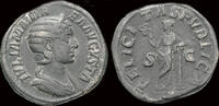 Roman sestertius Julia Mamaea sestertius Felicitas standing left -