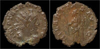 Roman antoninianus Tetricus I billon antoninianus Hilaritas standing left
