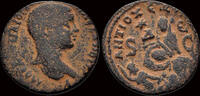 Seleucis and Pieria AE26 Seleucis and Pieria Antioch Severus Alexander, as Caesar AE26 -